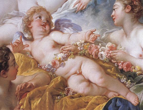 Francois Boucher Details of Cupid a Captive Germany oil painting art